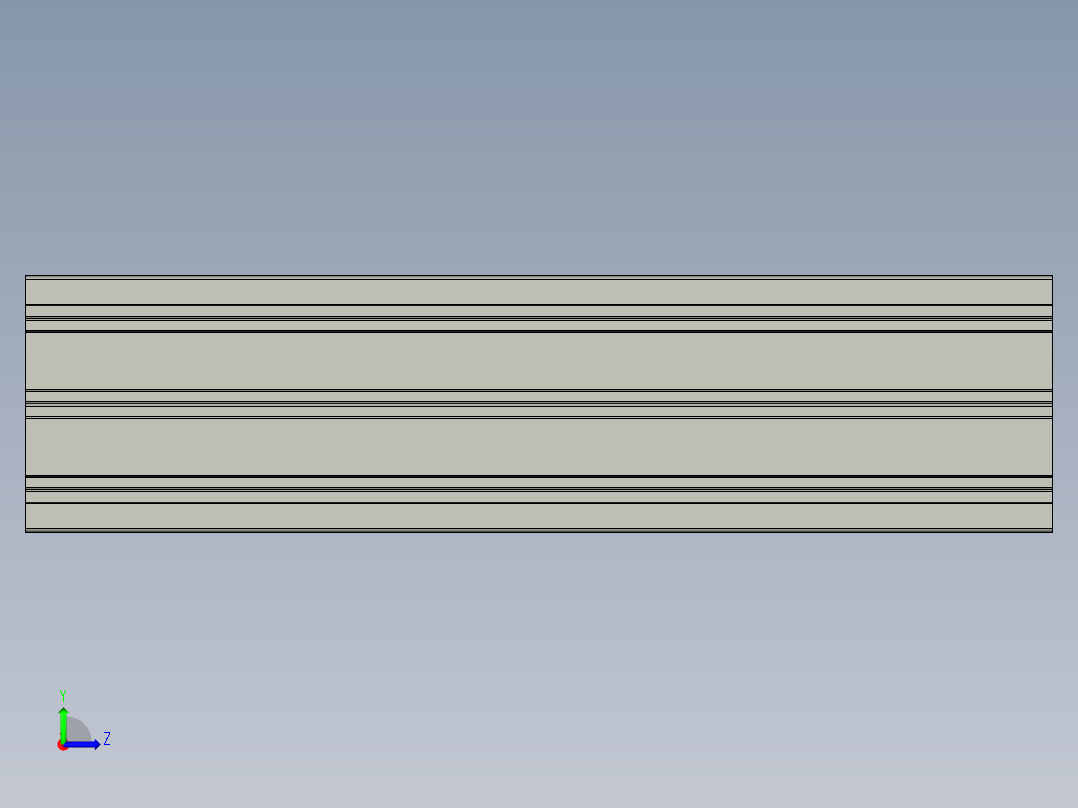 铝合金型材 HFS5_2060左视图