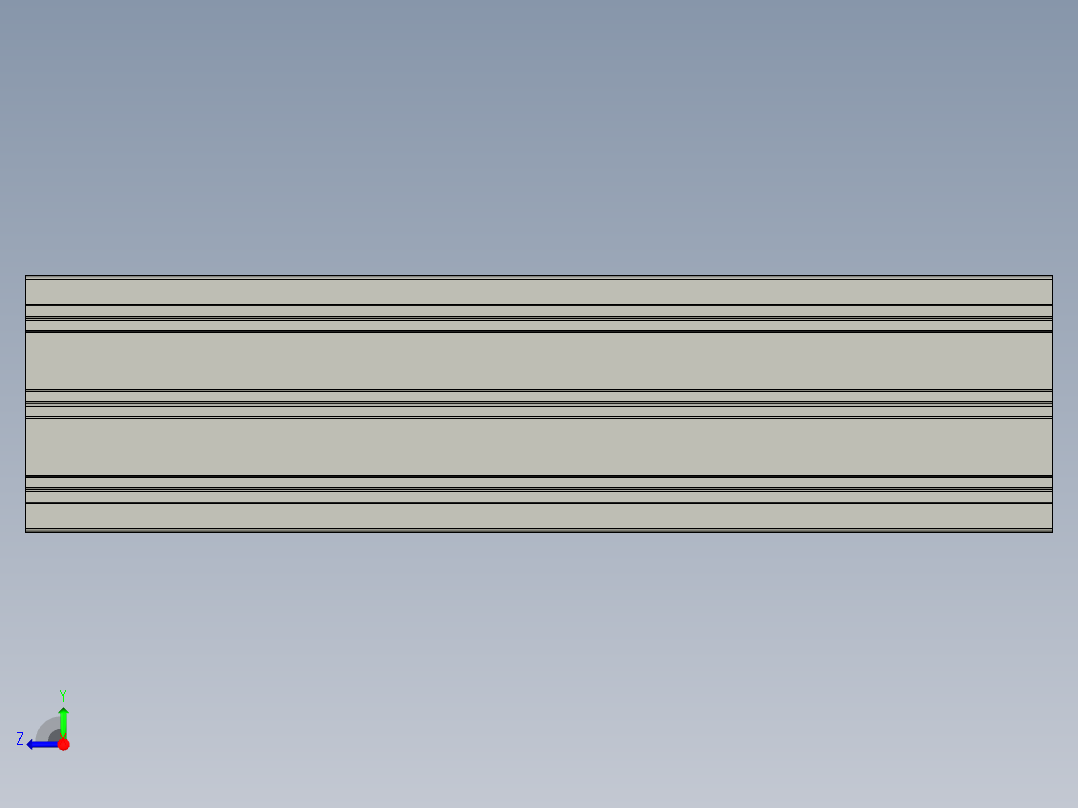 铝合金型材 HFS5_2060右视图
