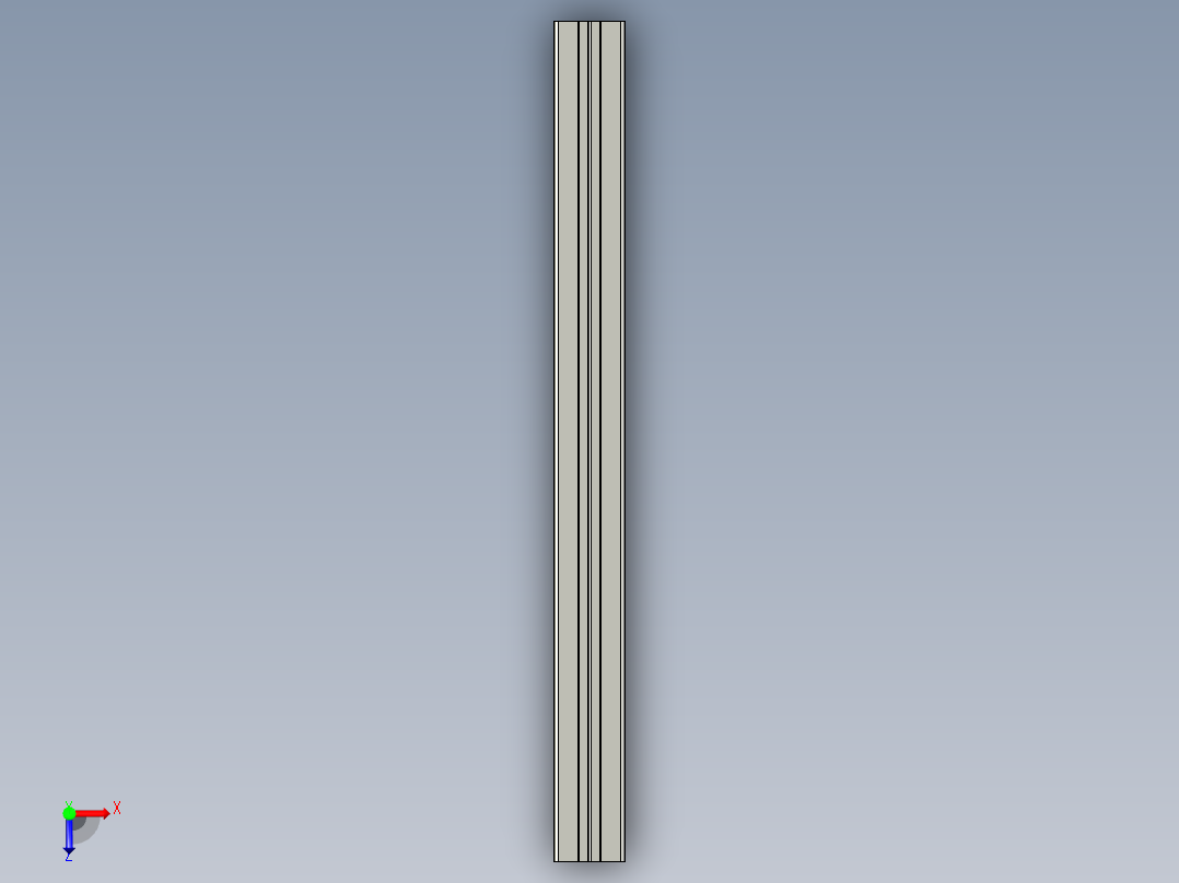 铝合金型材 HFS5_2060俯视图