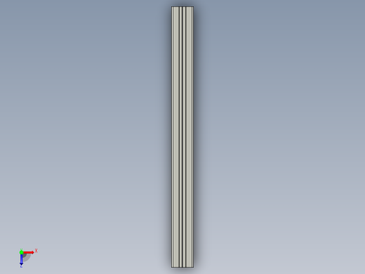 铝合金型材 HFS5_2060俯视缩略图