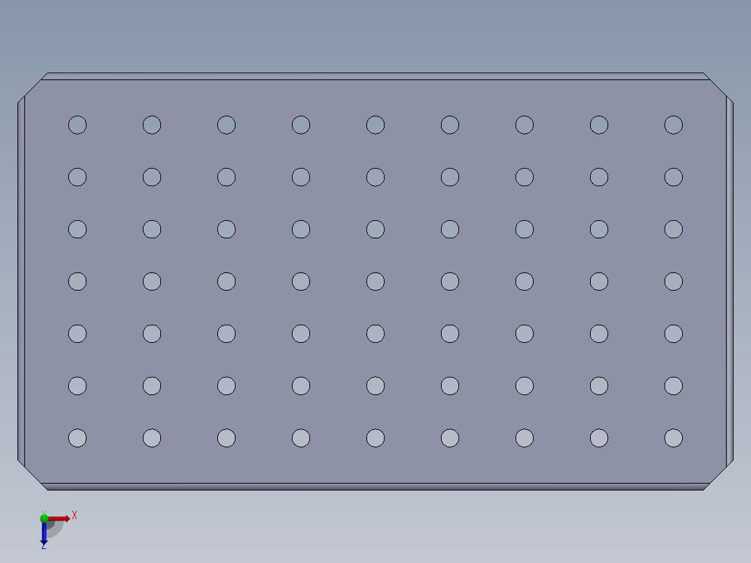 潜水式不锈钢加热元件保护罩俯视图