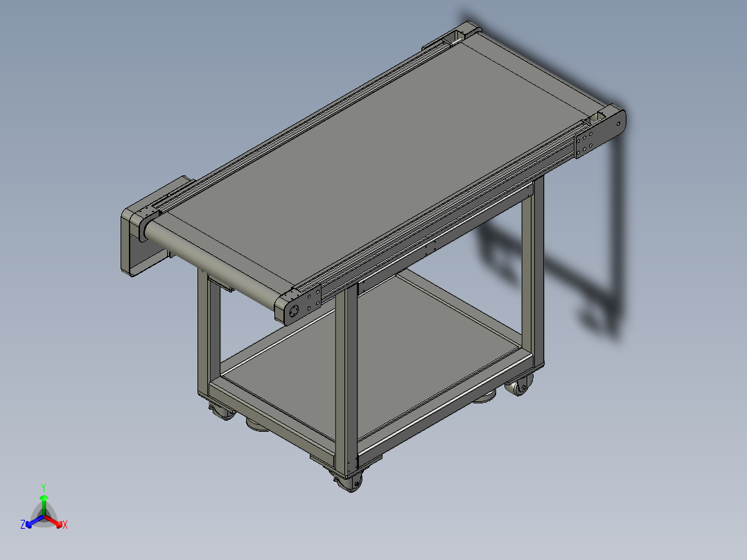 YLU055-001-箱体供料流水线正等轴测图