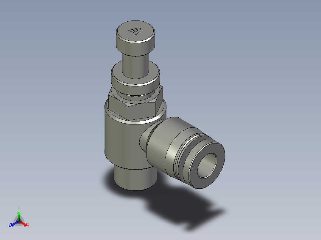 PSL601A调速阀1-8正等轴测图