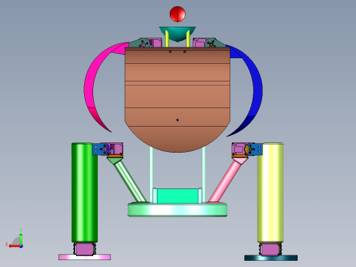 仿生企鹅机器人后视缩略图