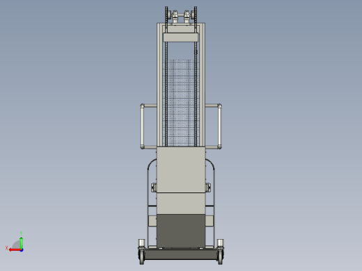 蓄电池叉车1吨仓储便携式小型电动搬运车后视缩略图