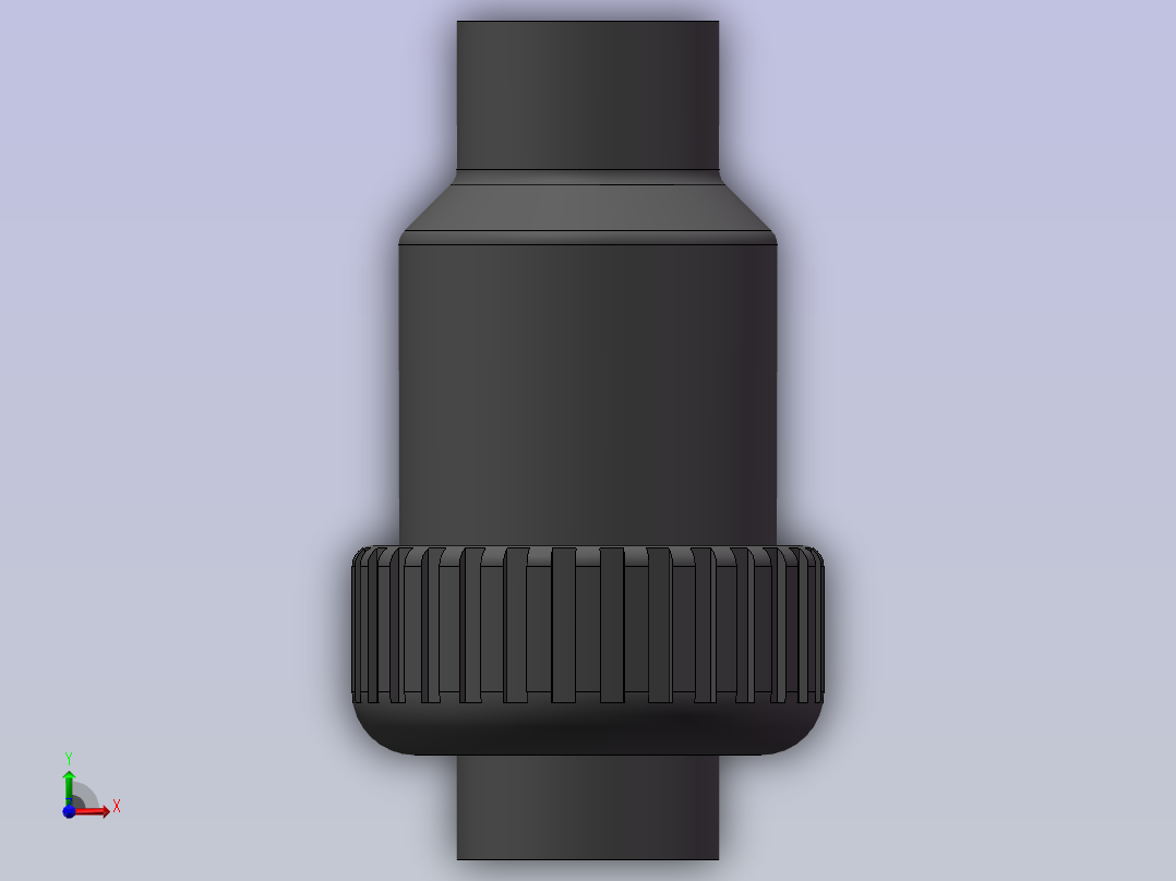 球芯式止回阀-UPVC DN15-DN100前视图