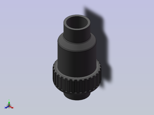 球芯式止回阀-UPVC DN15-DN100正等轴测缩略图
