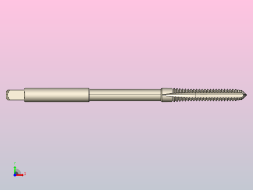 3毫米丝锥前视缩略图