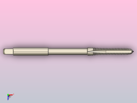 3毫米丝锥俯视缩略图