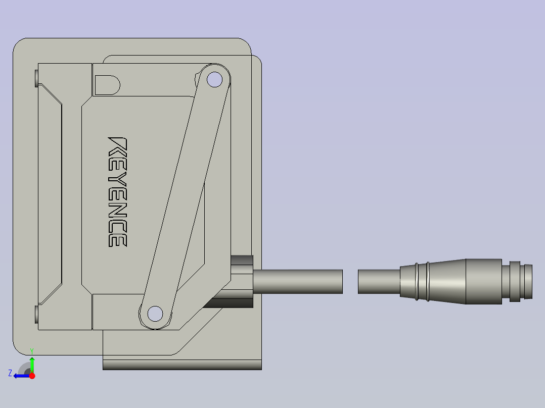 IL-065激光测距传感器右视图