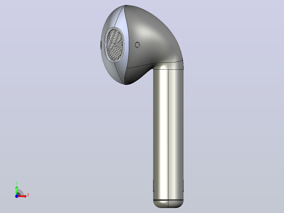 苹果 Airpods 耳机前视图