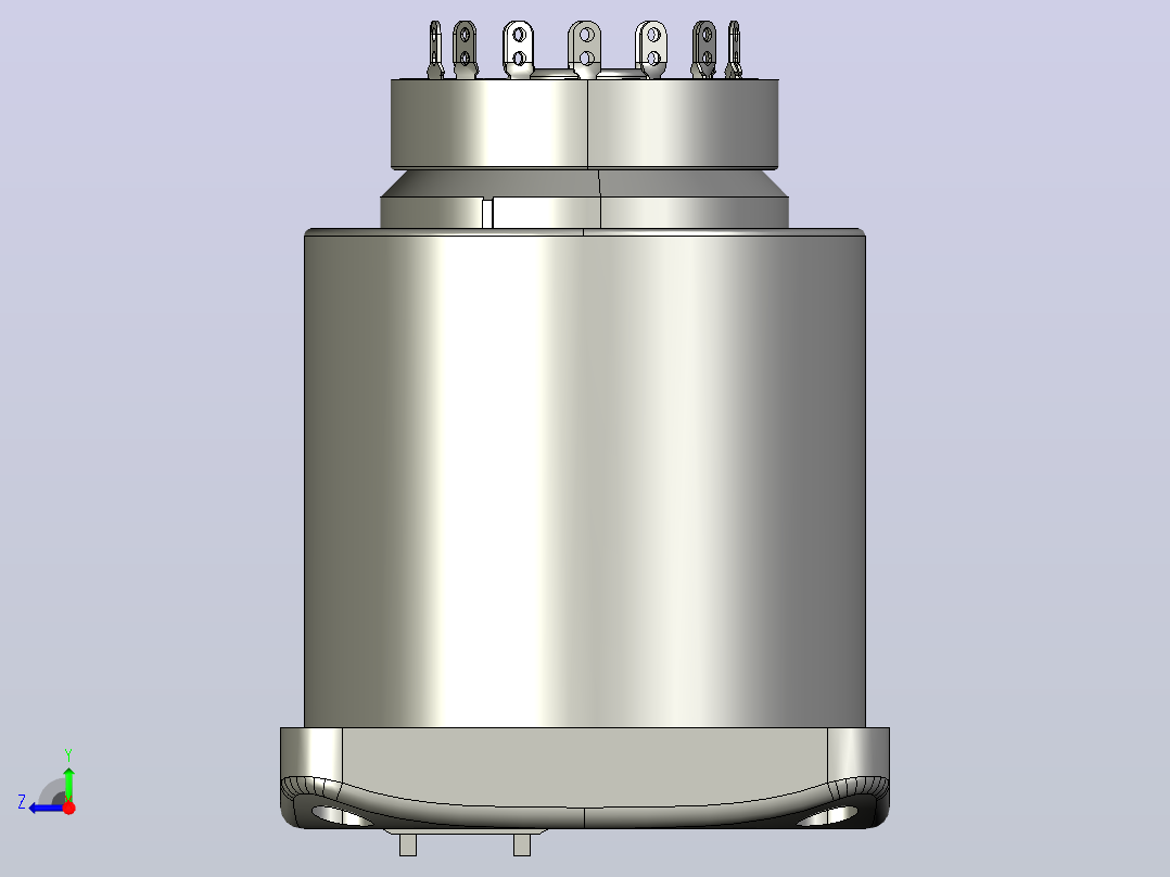 JS11S时间继电器三维模型202012右视图