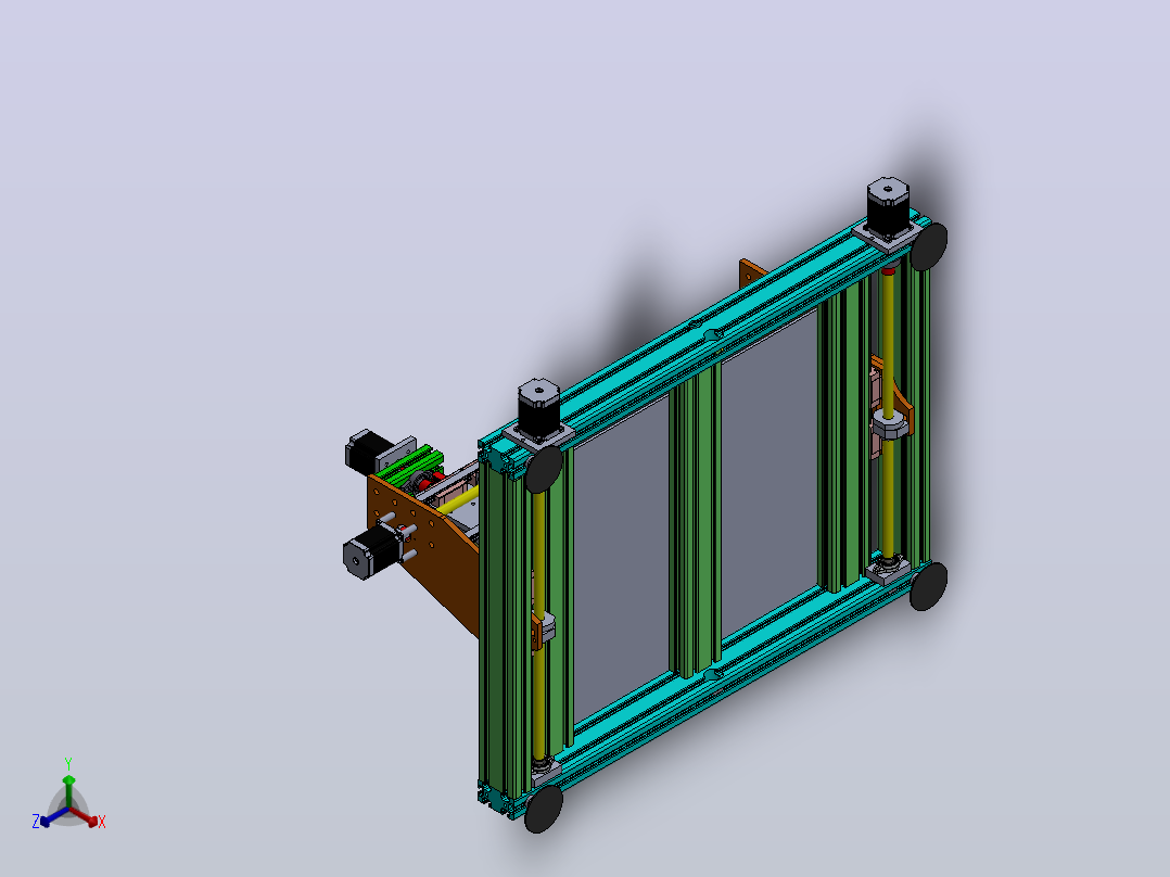 desktop-cnc-800x600-雕刻机正等轴测图