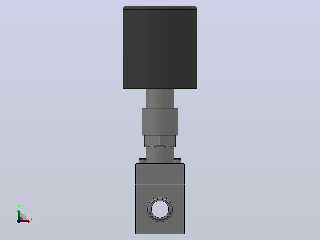 ZCG系列高压电磁阀[ZCG-16.0-15-F-B-K]通径15mm前视图
