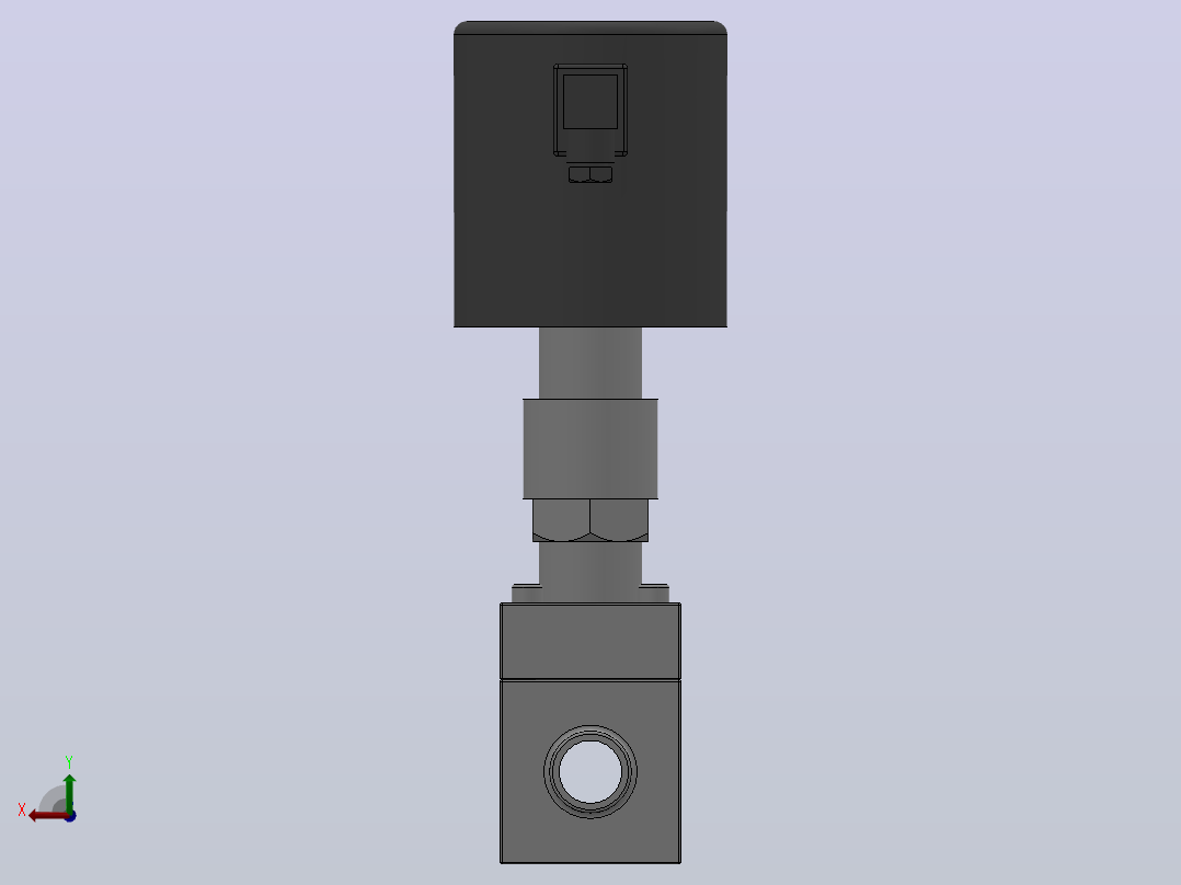 ZCG系列高压电磁阀[ZCG-16.0-15-F-B-K]通径15mm后视图