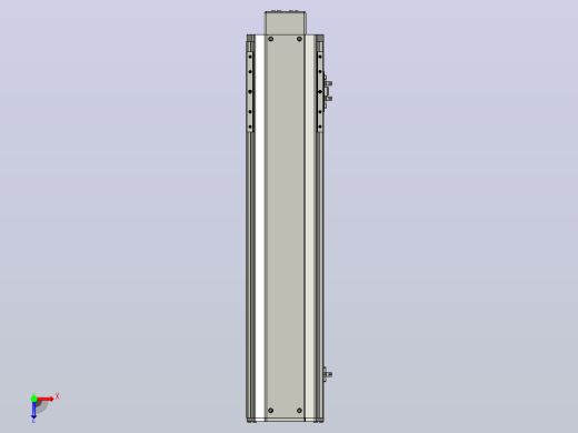 SYS14-450-BM-200W滚珠花健、支撑座、滚珠丝杠、交叉导轨、直线模组.STEP俯视缩略图