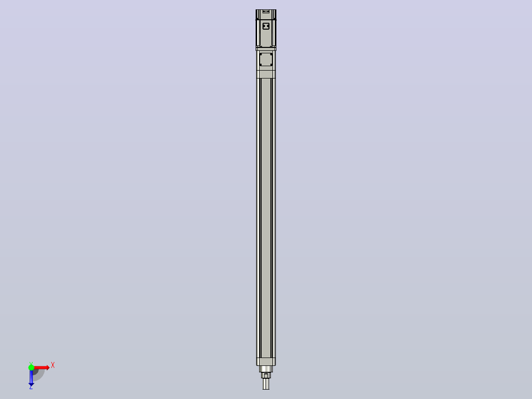 MTE63-1000-P10-D-M750W-A-S3 MTE63电动缸 最大负载300kg 最大推力2560N 750W电机直接安装俯视图