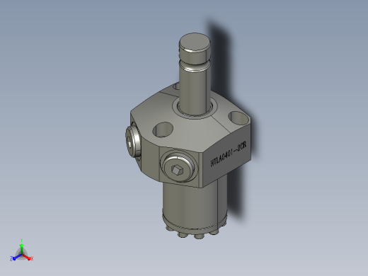 HTLA0401-2CR上法兰旋转式夹紧器