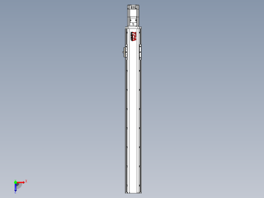 日规模组半封闭丝杆TPA-HNR-85D-1610C-L650-M-C-P20-N3俯视缩略图