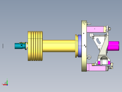 平衡轴支架OP20数控立车液压夹具step后视缩略图