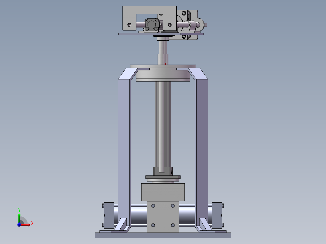 自己的毕业设计 机械手（模拟动画）前视图