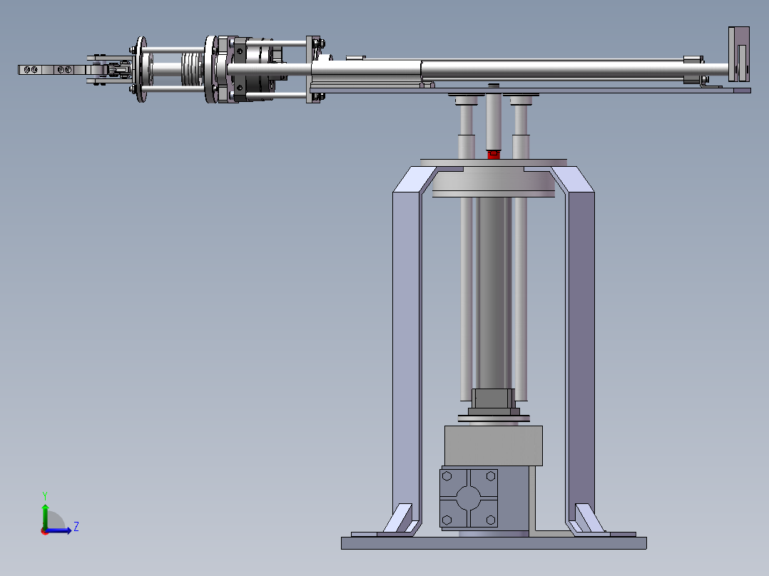 自己的毕业设计 机械手（模拟动画）左视图
