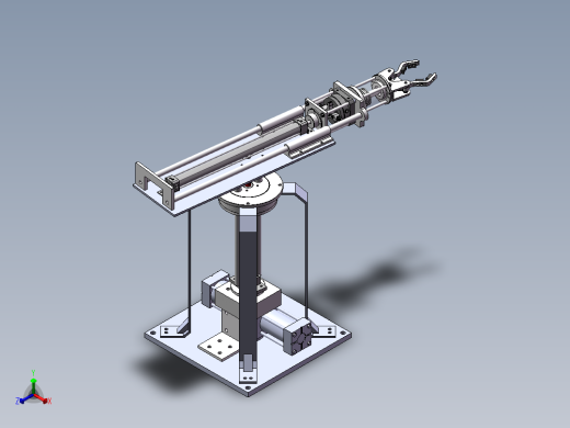 自己的毕业设计 机械手（模拟动画）正等轴测缩略图