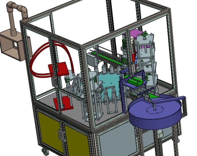 双头全自动活塞式液体灌装机3D图纸H283 非标自动化设备3D图纸