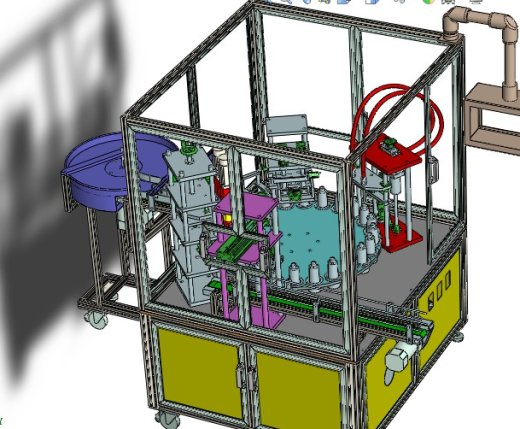 双头全自动活塞式液体灌装机3D图纸H283 非标自动化设备3D图纸缩略图