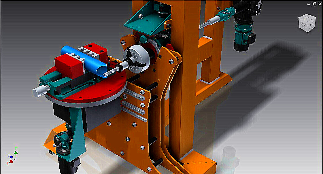 德国数控开槽机3D模型