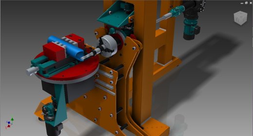 德国数控开槽机3D模型缩略图