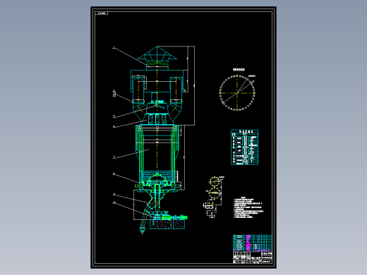 JLY3809机立窑（总体及传动部件）设计