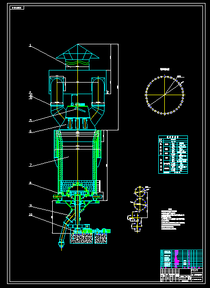 JLY3809机立窑（总体及传动部件）设计