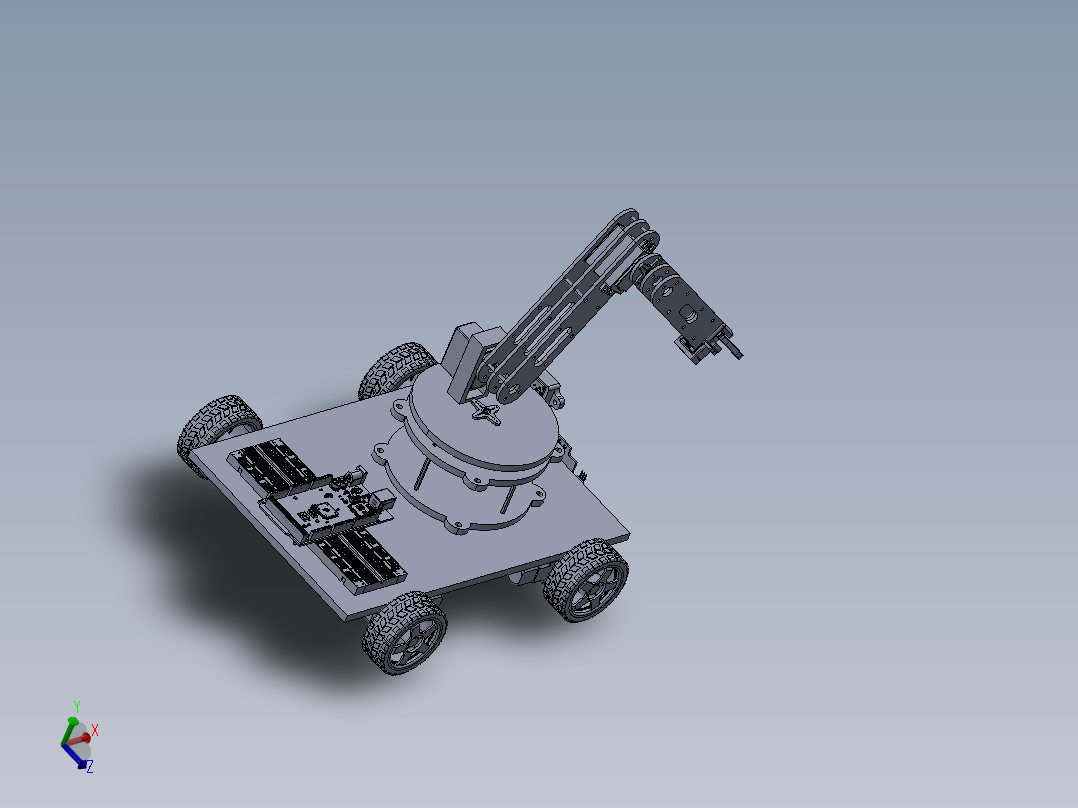 3 DOF Robotic Arm三自由度机械臂小车