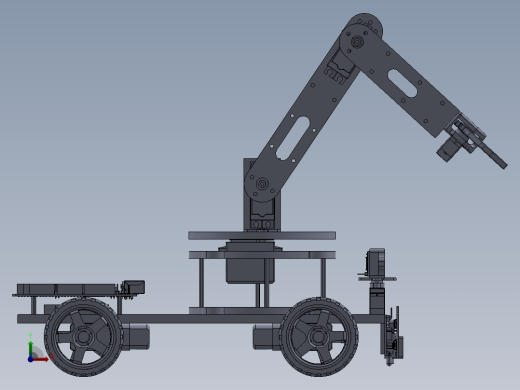 3 DOF Robotic Arm三自由度机械臂小车前视缩略图