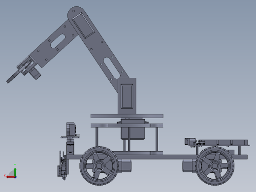3 DOF Robotic Arm三自由度机械臂小车后视缩略图