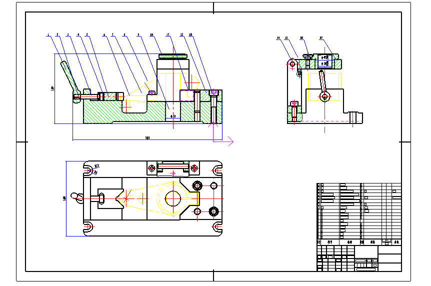 支架工艺规程及钻Φ30孔的夹具设计