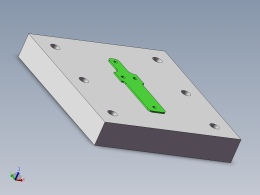 接触簧片冲裁模设计(全部结清）