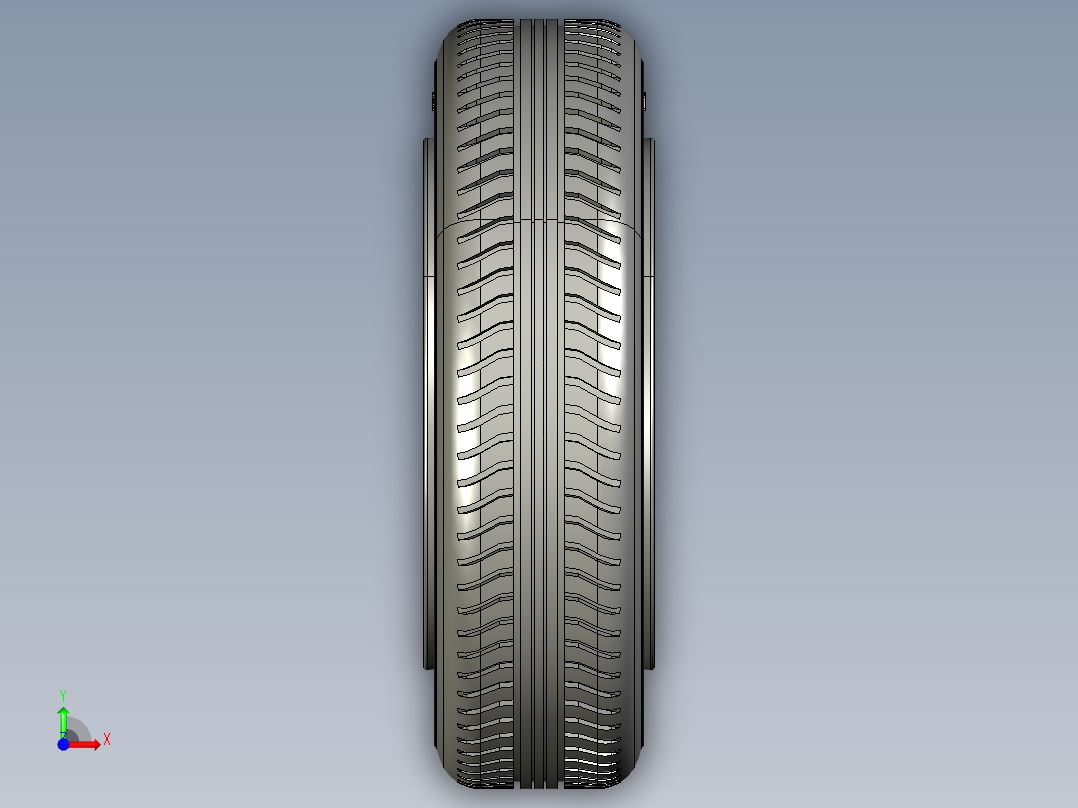 车轮145-70R13前视图