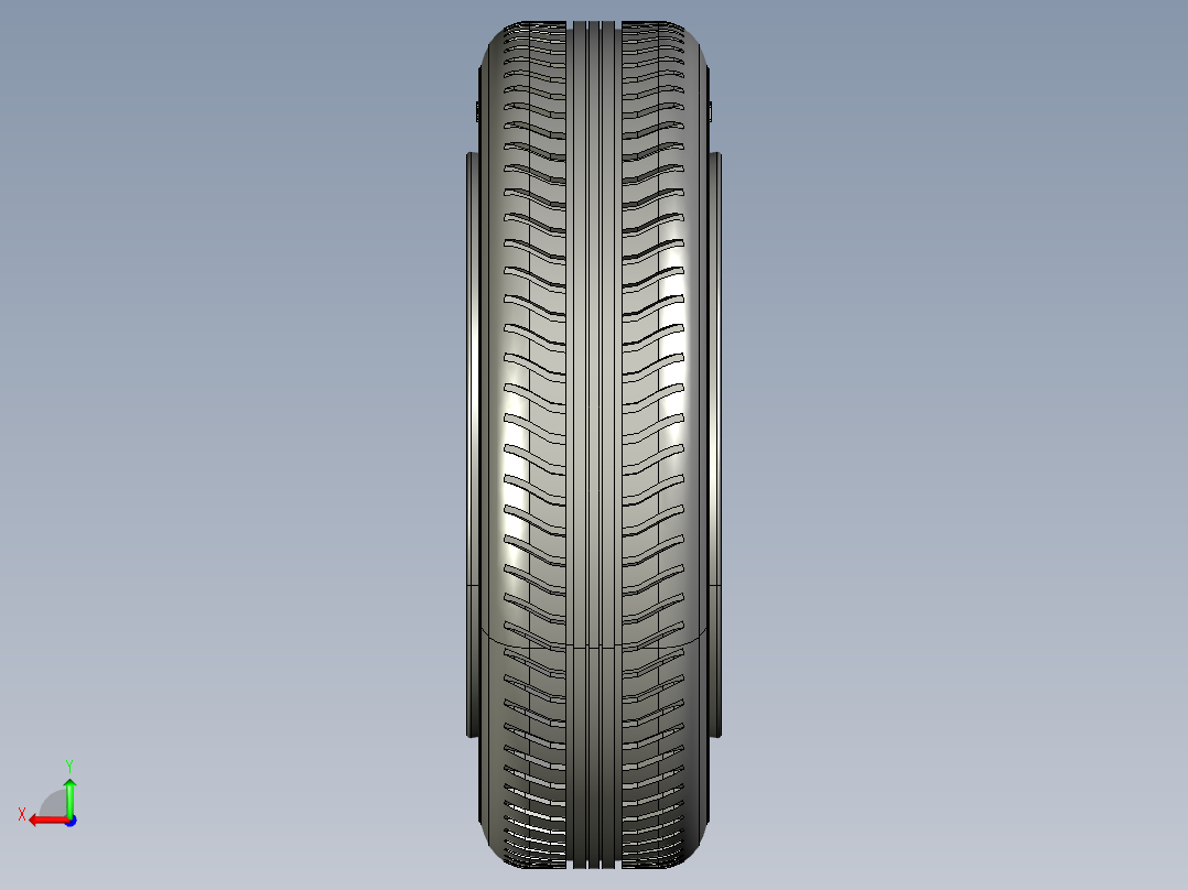 车轮145-70R13后视图