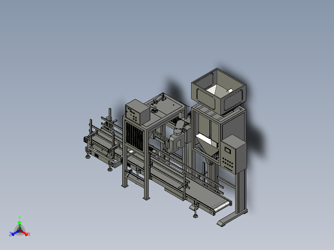 分选定量包装机（全套图纸） 
