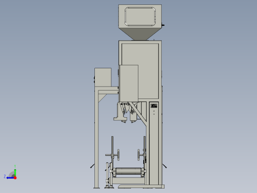 分选定量包装机（全套图纸） 右视缩略图
