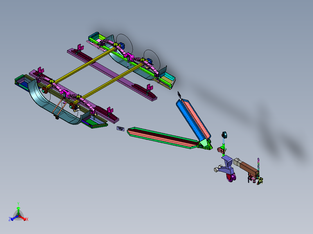加重船用摩托艇皮划艇拖车