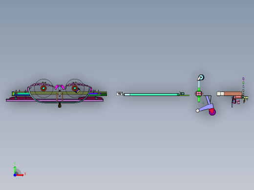加重船用摩托艇皮划艇拖车前视缩略图