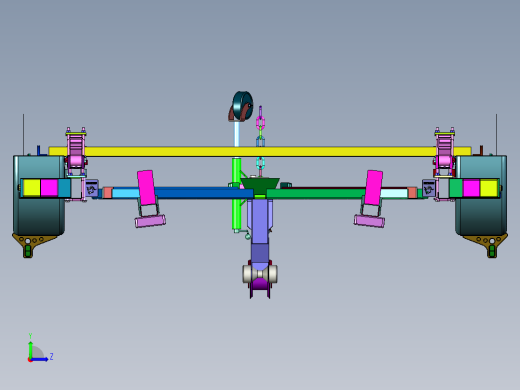 加重船用摩托艇皮划艇拖车左视缩略图