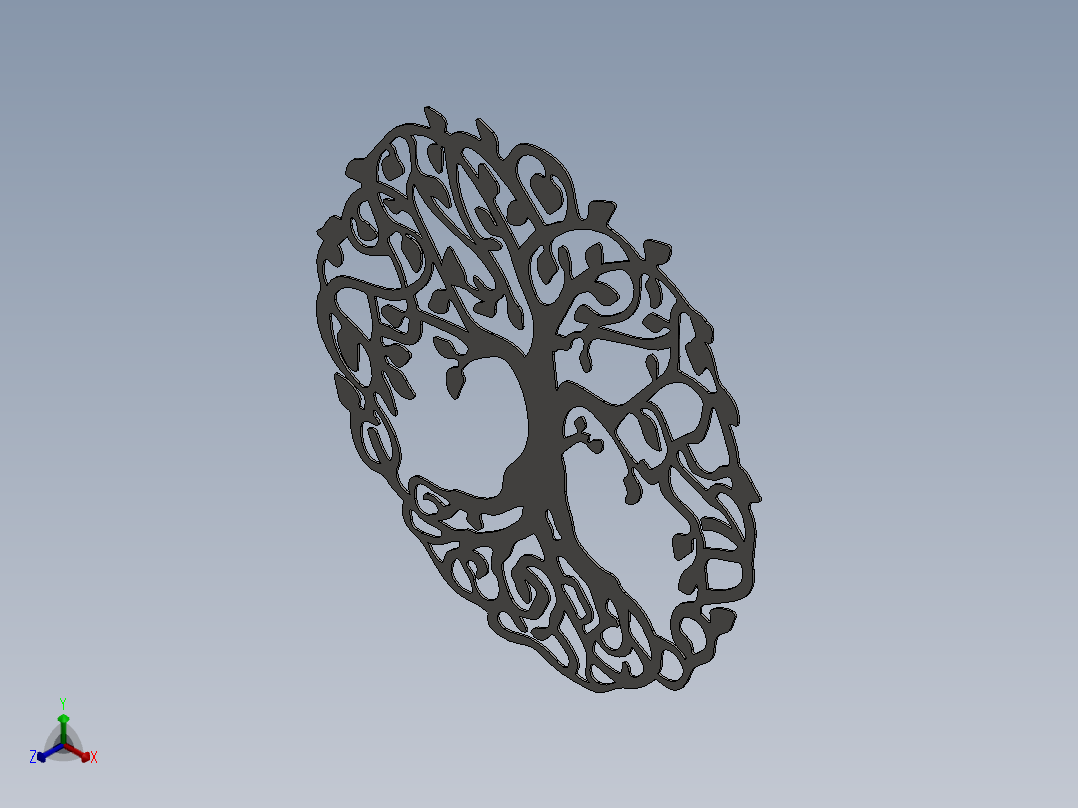 生命之树正等轴测图