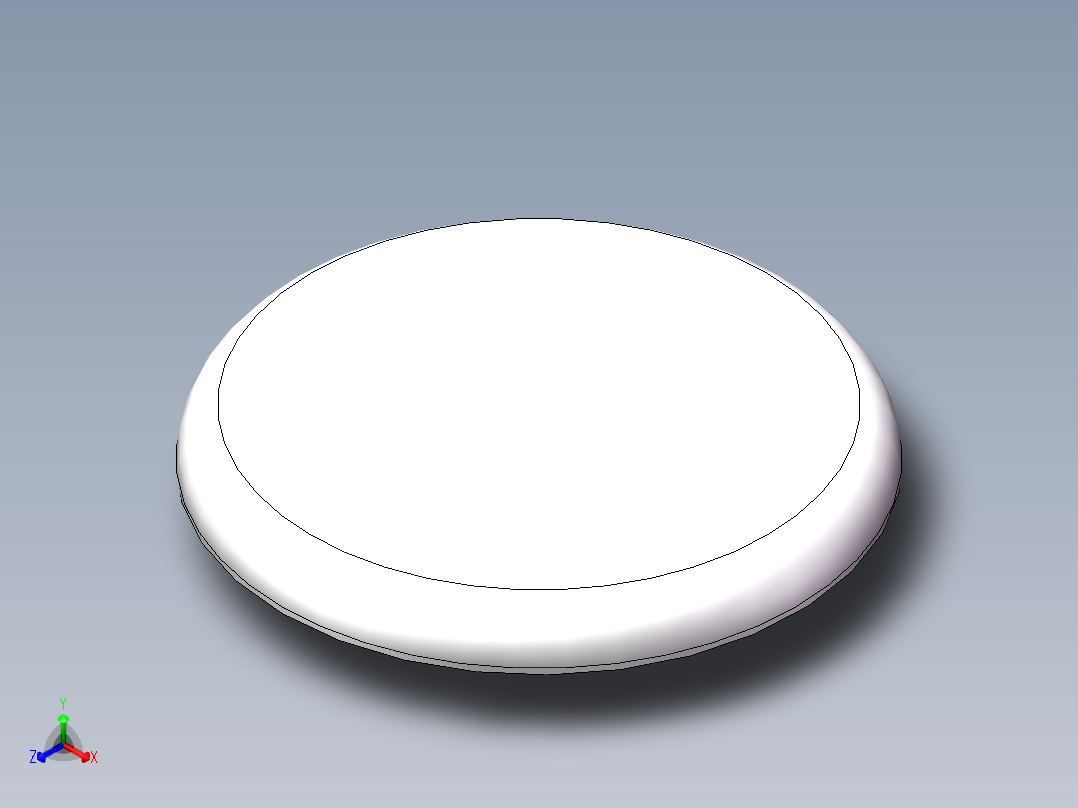 THA碟形封头DN3600正等轴测图