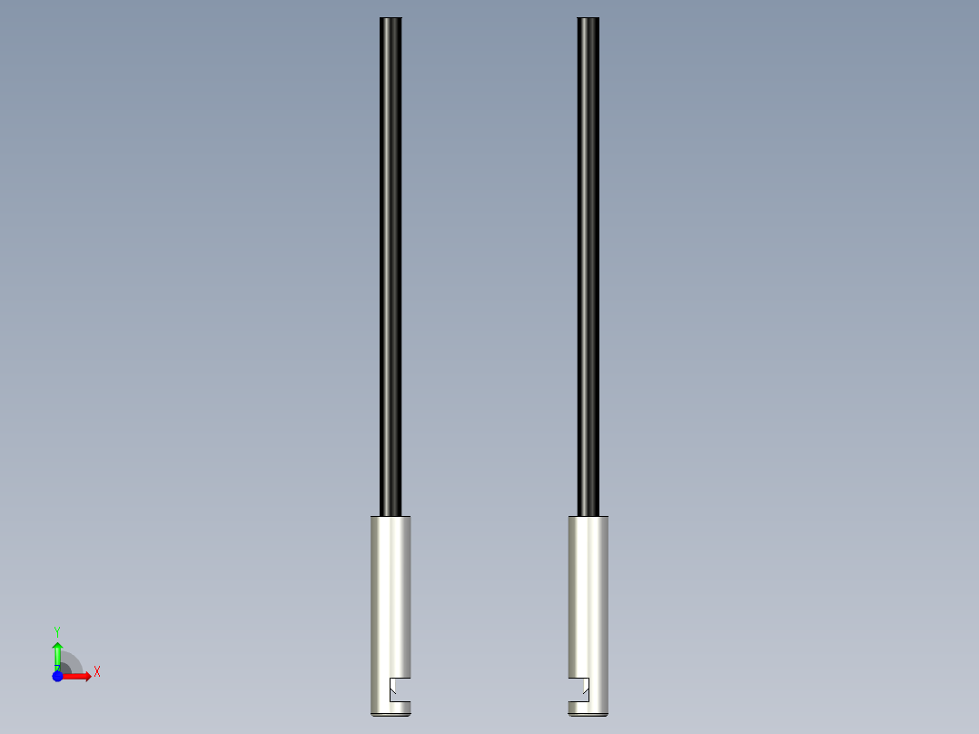 侧视光纤_对射型FT-F410前视图