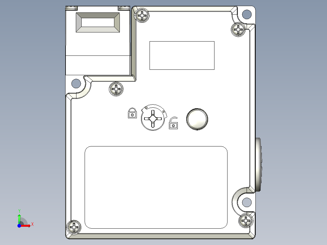 安全_区域传感器SDS02前视图