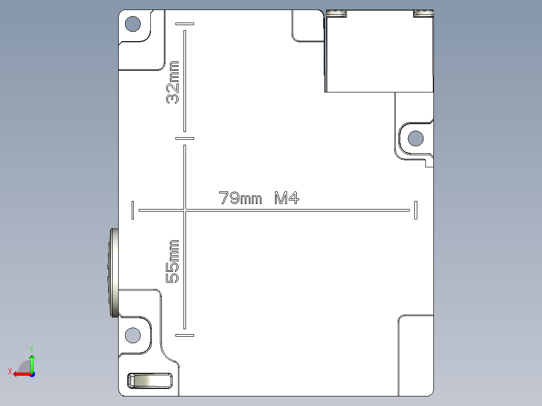 安全_区域传感器SDS02后视图